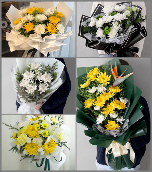 辽宁营口鲅鱼圈区海东街道白事花束代送